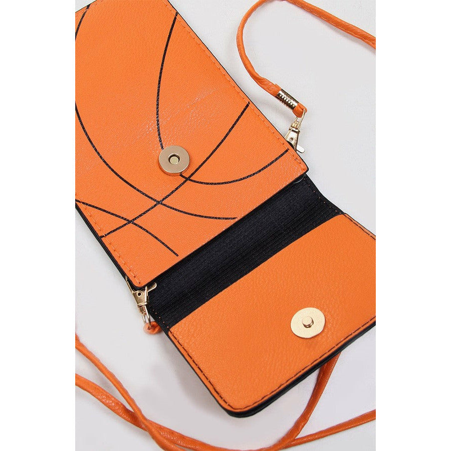 basketball cell phone purse