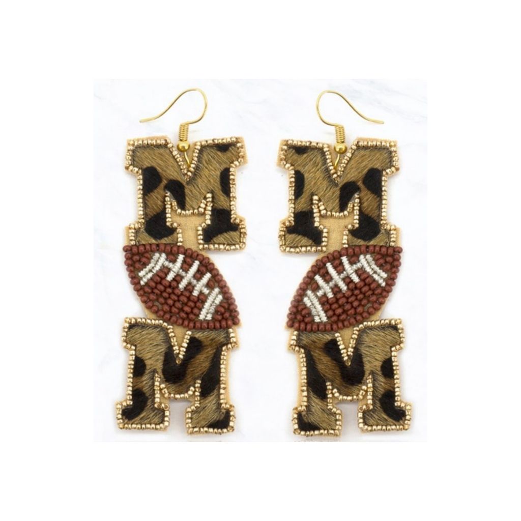 football mom earrings