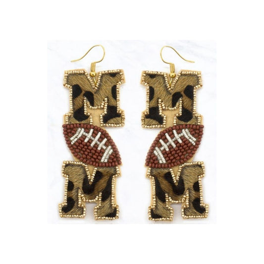 football mom earrings