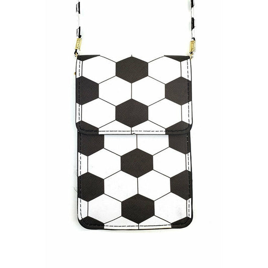 SOCCER CELL PHONE PURSE: Crossbody Purse