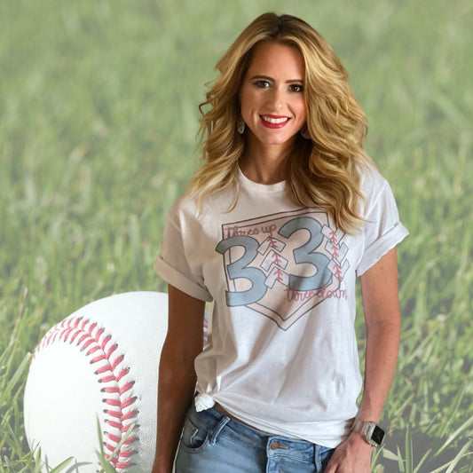 BASEBALL SPIRIT T-SHIRT THREE UP THREE DOWN