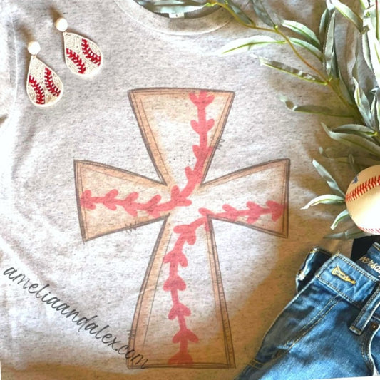 baseball cross spirit shirt