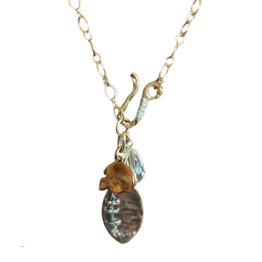 football charm necklace